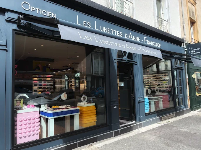 Façade de la boutique Les lunettes d'Anne-Françoise, opticien à Brest
