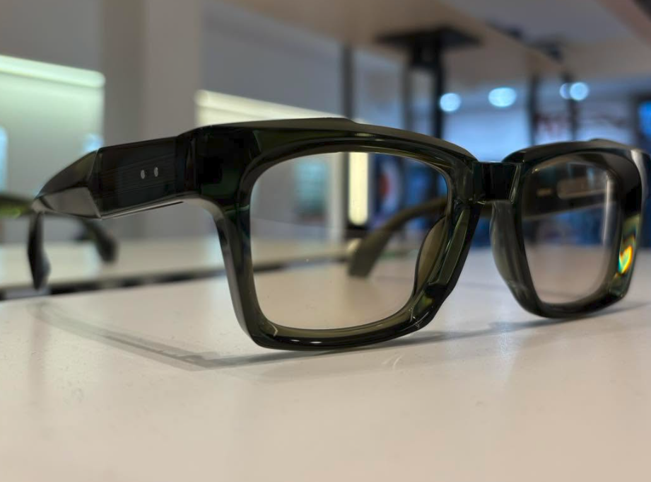 Monture optique épaisse acétate vert kaki